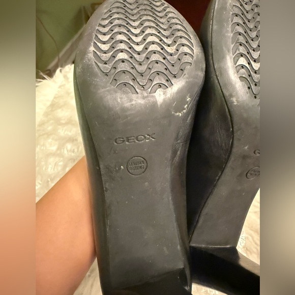 Geox Black Italian Patent Leather Shoes - Picture 4 of 12